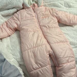 Pink Platinum Baby Snowsuit